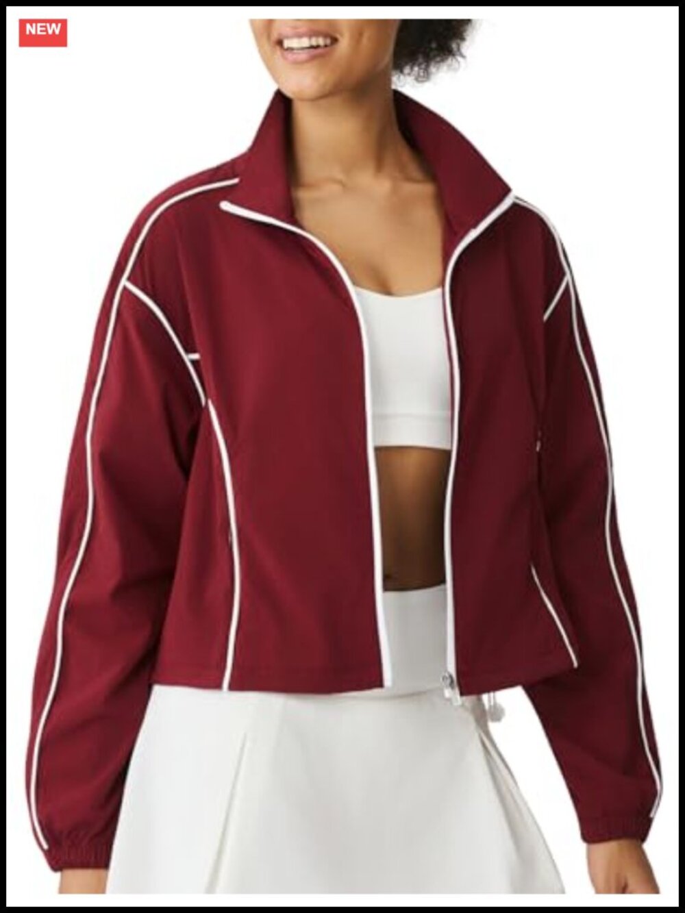 K-Swiss Women's Cropped Track Jacket